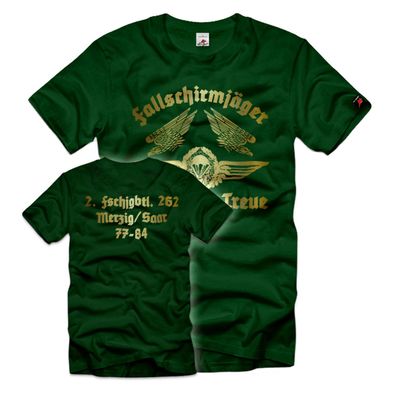 2 Fallschirmjäger Batallion 262 Treue um Treue Bundeswehr Springer T-Shirt#35850