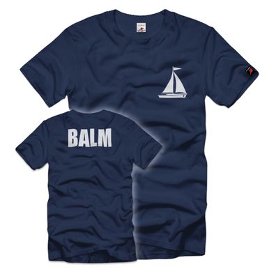 Segel-Yacht Balm Usedom Boot Segler Schiff Jolle Kreuzer Kielboot T-Shirt#36156