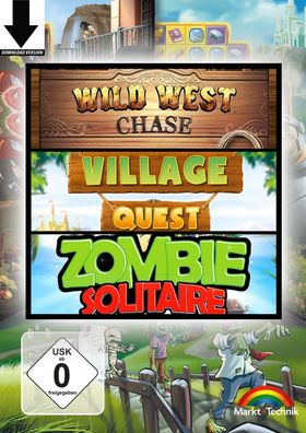 Zombie Solitaire 2 - Village Quest - Wild West Chase - 3 Vollversionen Download