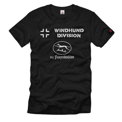Windhund Division Hürtgenwald Schlacht Abzeichen Div 116 T-Shirt#35628