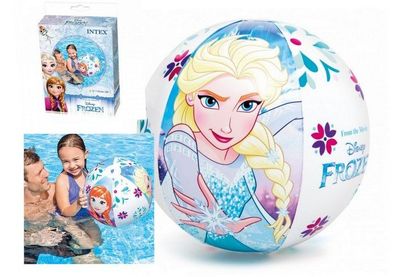 INTEX Wasserball Frozen Die Eiskönigin Elsa Ø 50 cm Strandball Ball NEU