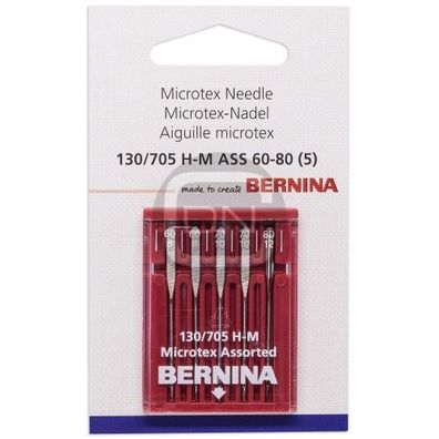 Microtex-Nadel Sortiment Stärke 60 70 80 5er Pack Bernina