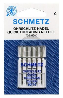 Öhrschlitz Nadel Stärke 90, 5er Pack (Schmetz)
