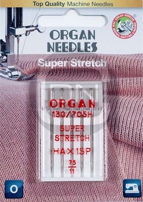 Super Stretch Nadel Stärke 75, 5er Pack (ORGAN)