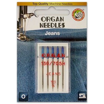 Jeans Nadel Stärke 100 5er Pack ORGAN