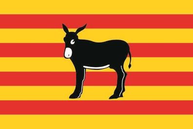 Fahne Flagge Katalonien Esel Premiumqualität