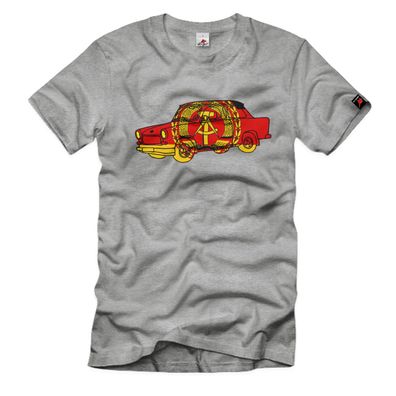 DDR Kult Auto Automobil Osten Ossi Fahne T-Shirt#146