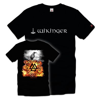 Odin unser Allvater Krieger Mittelalter Vikings Wikinger Germanen T-Shirt #36363