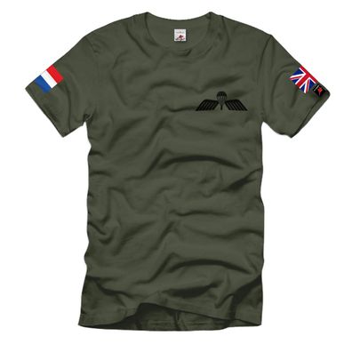 Niederländisches Springerabzeichen Fallschirmjäger Abzeichen T-Shirt#35763