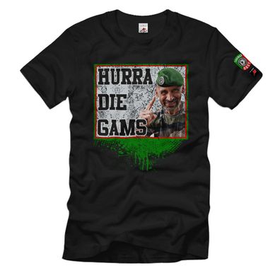 Thomas Gast Hurra die Gams Abenteuer Survival Bushcraft T-Shirt#36582