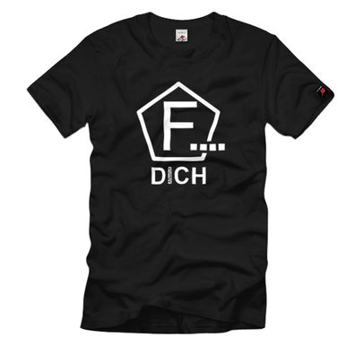 F Dich im Fünfeck Airsoft Co2 Paintball Softair T-Shirt #35716