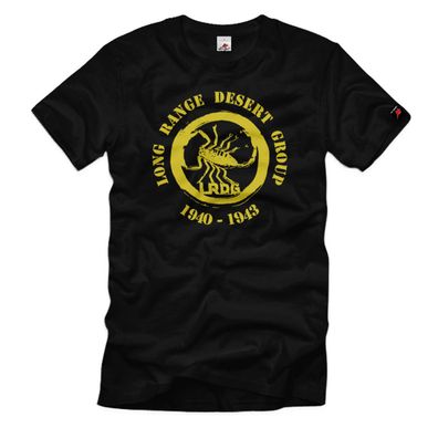 Long Range Desert Group lrdg British Army Wüste Abzeichen Scorpion T-Shirt#85