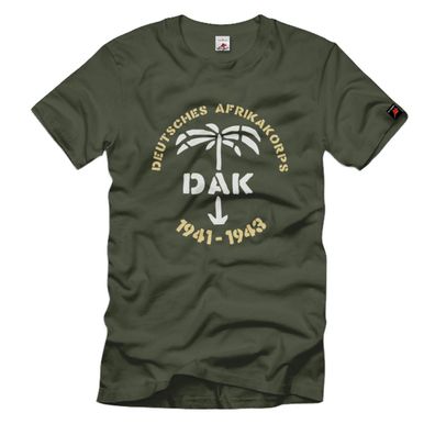 DAK Operationsgebiet Tunesien Afrikafeldzug Nordafrika T-Shirt#291