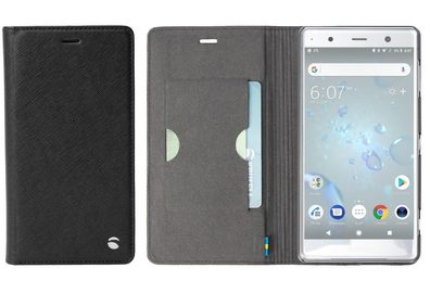 Krusell Folio Wallet Tasche Smart Hülle Case Cover für Sony Xperia XZ2 Premium