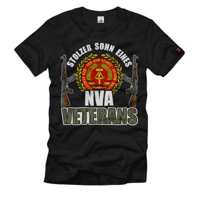 Stolzer Sohn eines NVA Veterans DDR Vater Armee Soldat T Shirt #36191