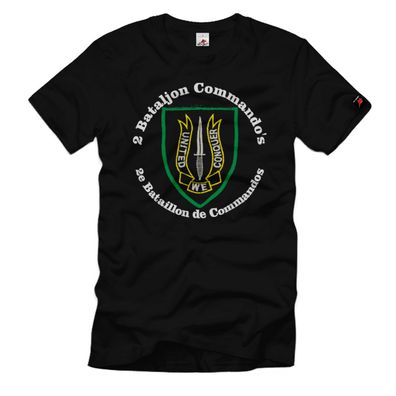 2 Bataljon Commando 2e Bataillon de Commandos Regiment Para T Shirt #35169