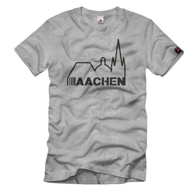 Aachener Dom Städteregion Metropole Heimat Liebe T-Shirt#376