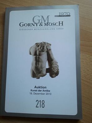 Auktionskatalog 218 Kunst der Antike Gorny Mosch München gebraucht