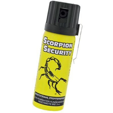 Scorpion Security Pfefferspray 50 ml Breitstrahl Tierabwehrspray (259,00€ / L)