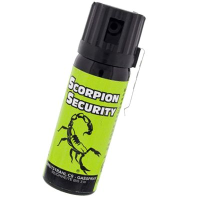 Scorpion Security CS Gasspray 50 ml Breitstrahl Tierabwehrspray (239,00€/ L)