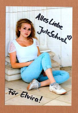 Jule-Marleen Schuck (deutsche Schauspielerin ) - persönlich signiert