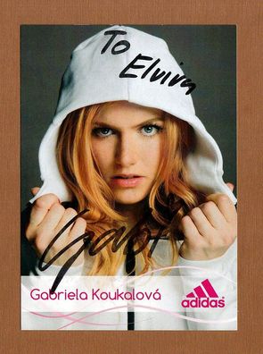 Biathlon - Gabriela Koukalova - 2-fache Weltmeisterin - persönlich signiert