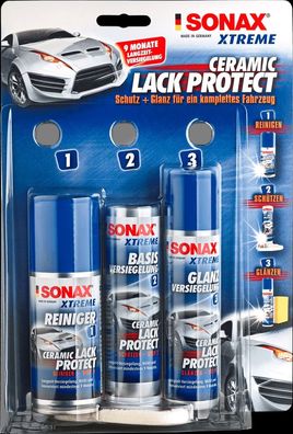 SONAX XTREME Ceramic LackProtect Lackversiegelung Auto Keramikversiegelungsset