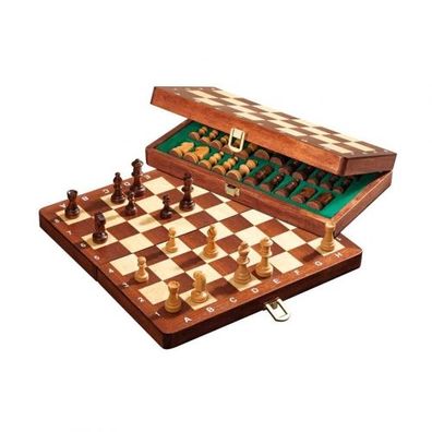 Schachspiel - Reiseschach - Deluxe - klein - Breite ca. 27 cm - magnetisch