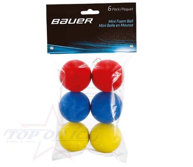Ball Bauer Mini Schaum-Ball 6er pack