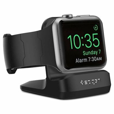 Spigen S350 Nachttisch Lade Dockingstation Apple Watch 1/2/3/4/5/6/ SE schwarz