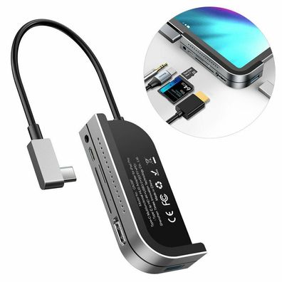 Baseus Multi HUB Adapter USB-C auf USB 3.0 / 4K HDMI / Kartenleser TF, SD / PD