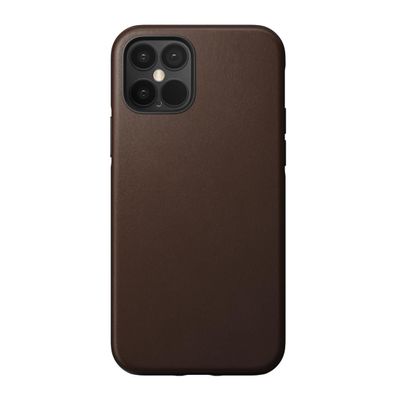 Nomad Rugged Case für Apple iPhone 12 Pro Max - Rustic Brown leather (Braun)