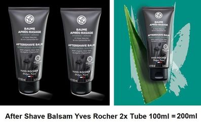 After Shave Balsam Yves Rocher 2x Tube 100 ml = 200 ml. NEU & in eingeschweißten OVP