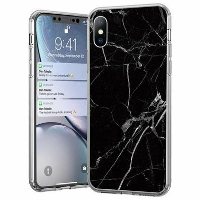 Wozinsky Back Case Hülle Marmor Handyhülle für iPhone XS / iPhone X