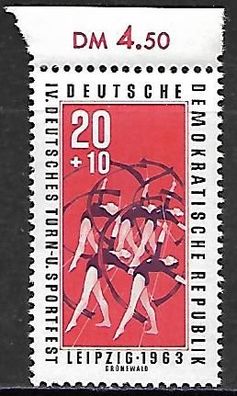 DDR postfrisch Michel-Nummer 964 Oberrandstück