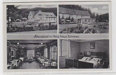 63724 Mehrbild Ak Alexisbad im Harz Haus Talwiese um 1940