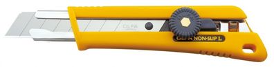 Cuttermesser 18mm rutschfest mit Feststellrad , OLFA® NOL-1