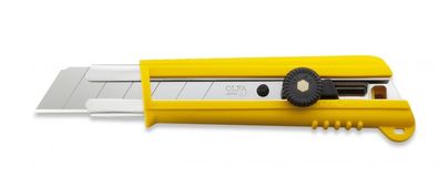 Cuttermesser 25mm rutschfest mit Feststellrad , OLFA® NH-1