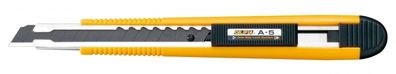Cuttermesser 9mm mit Klinge Excel Black ultrascharf, OLFA® A5