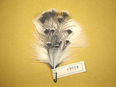Damenhutfeder weiß grau 13 cm modische Hutfeder Nr 63009 Pillbox