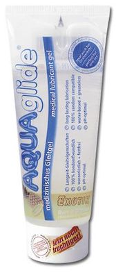 AQUAglide Exotik 100ml Gleitgel Gleitmittel Gel Wasserbasis Aroma Duft Kondom