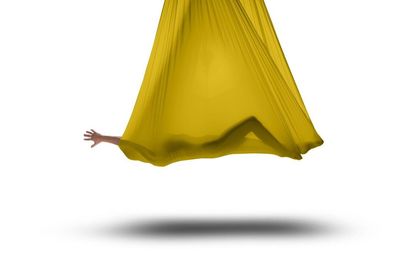 Aerial Yoga Tuch - Tuch für Aerialyoga gelb