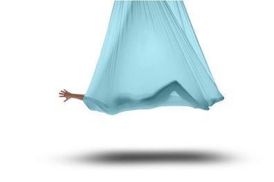 Aerial Yoga Tuch - Tuch für Aerialyoga hellblau