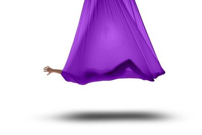 Aerial Yoga Tuch - Tuch für Aerialyoga lila