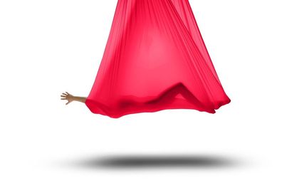 Aerial Yoga Tuch - Tuch für Aerialyoga rot
