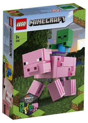 LEGO Minecraft BigFig Schwein mit Zombiebaby (21157) NEU/ OVP