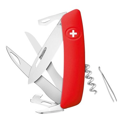 SWIZA Schweizer Taschenmesser - D07 mit Schere rot