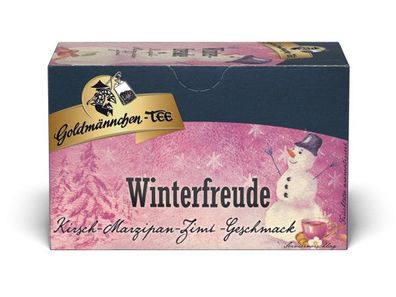 Goldmännchen Tee Winterfreude Kirsche Marzipan