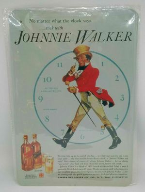 Nostalgie Nostalgie Retro Blechschild Whiskey Johnnie Walker 30x20 50065 (Gr. 30x20)