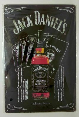Nostalgie Nostalgie Retro Blechschild Whiskey Jack Daniels 30x20 50057 (Gr. 30x20)